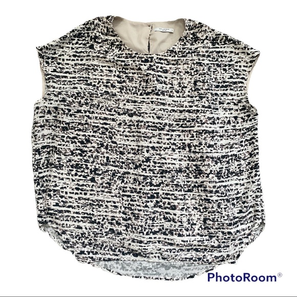 MM LaFleur Blouse Power Casual Dress Top Small